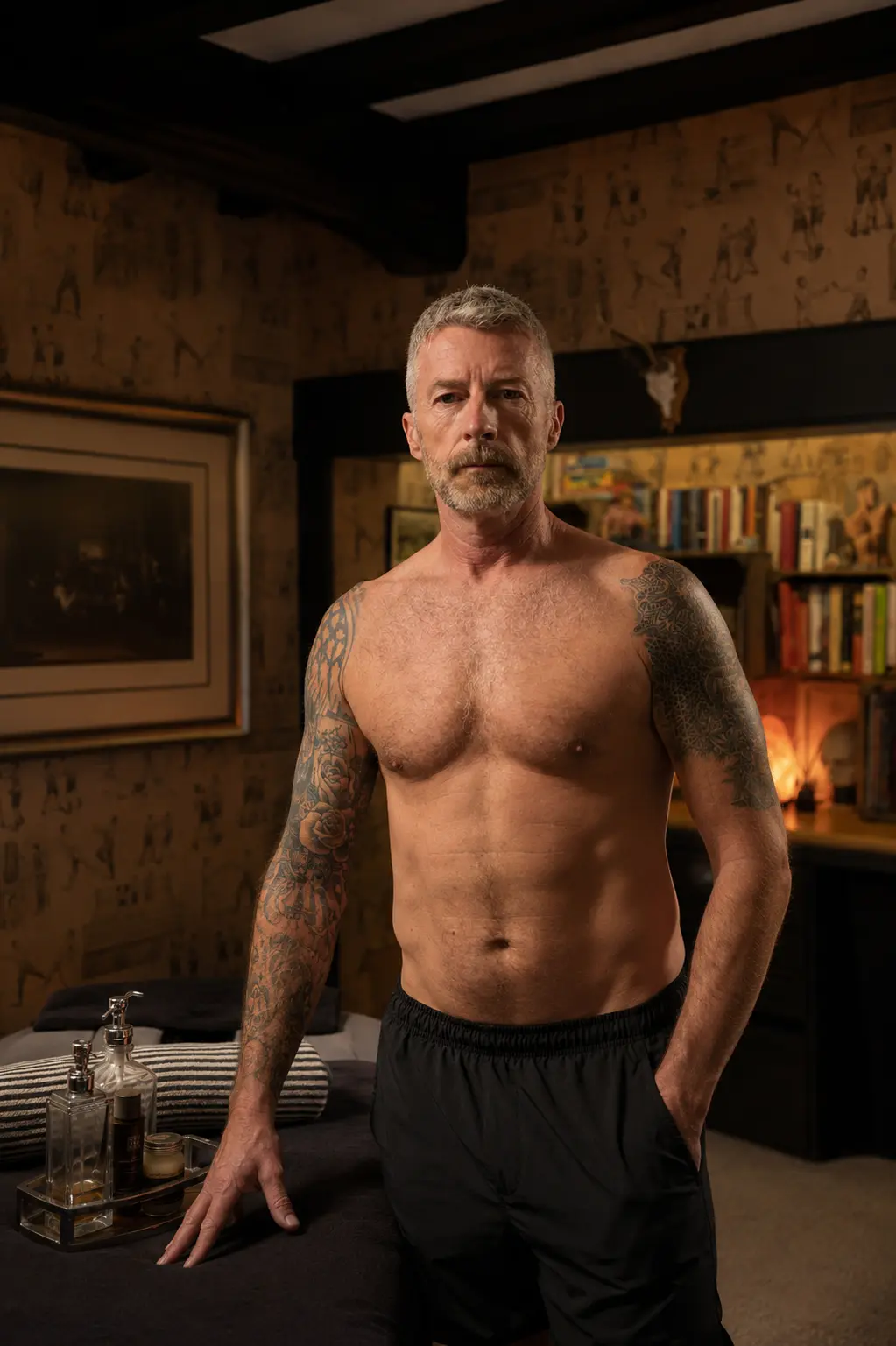Portrait of the masseur