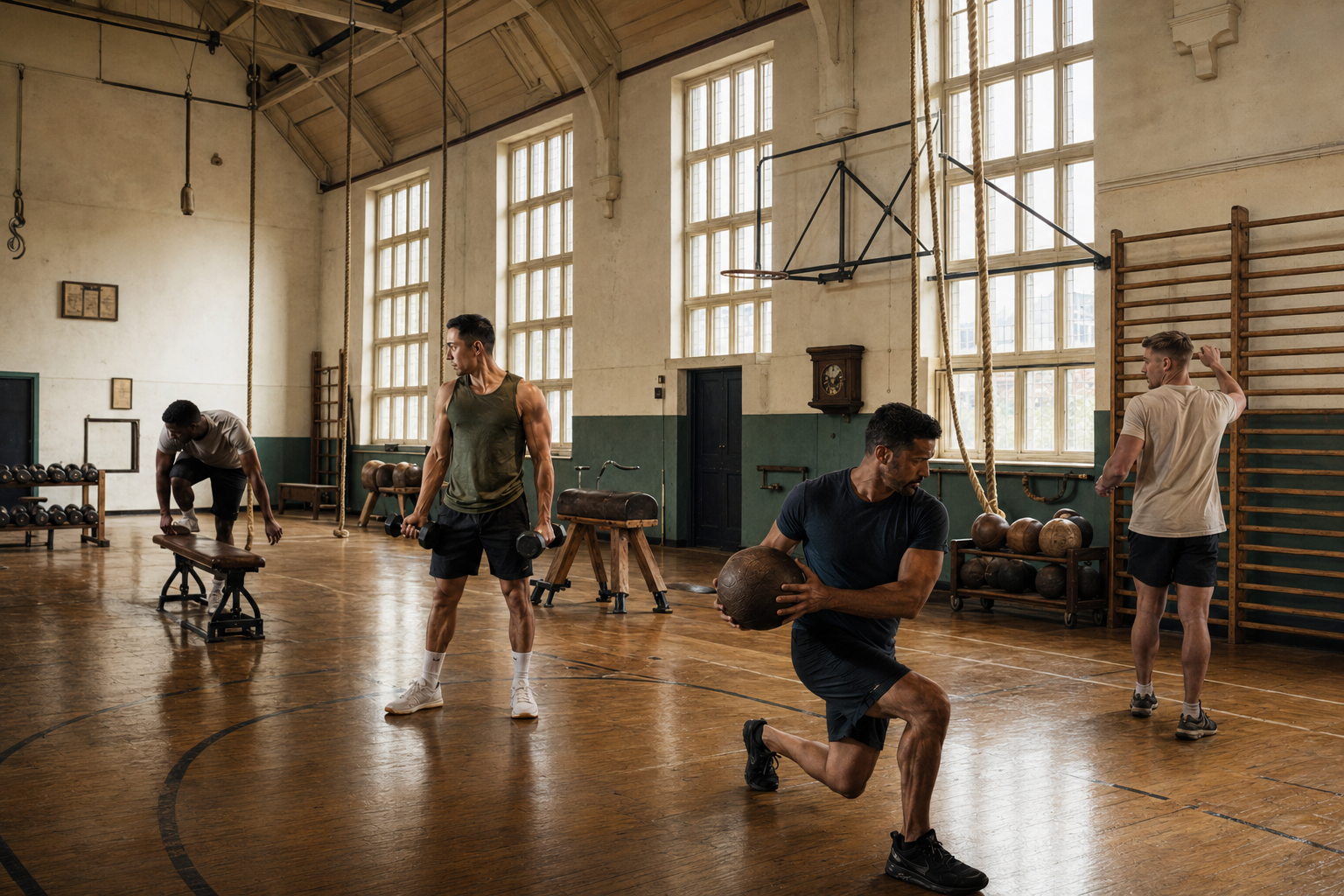 Heritage gymnasium atmosphere